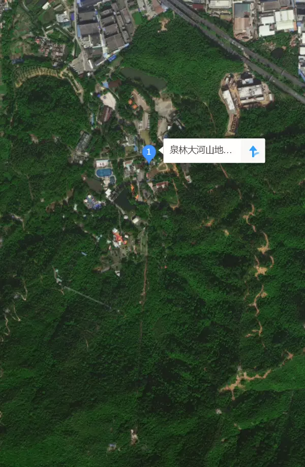 泉林大河山地车公园全貌图
